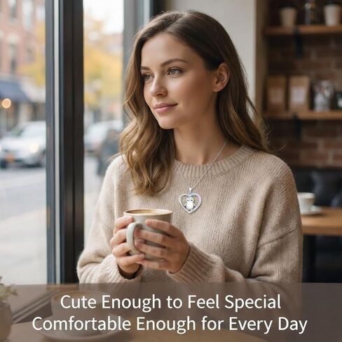 هدايا قلادة البطريق للنساء - قلادة قلادة على شكل قلب البطريق اللطيف، هدية مجوهرات لمحبي الحيوانات لأعياد الميلاد والكريسماس والصداقة ولمجرد سبب in Kuwait