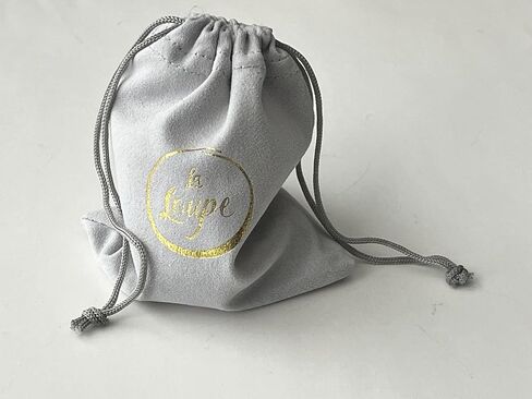 Magnifying Glass Necklace, Sterling Silver with Aquamarine or Amethyst Crystal, La Loupe Handmade by Wendra in Kuwait