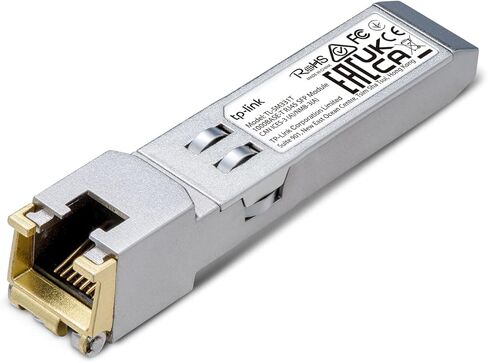 TP-Link TL-FM331 | 1000Base-T RJ45 SFP Module | 1.25G Copper SFP Transceiver | SFP to Ethernet | Plug and Play | Hot Pluggable | Up to 100m Distance | Durable Metal Casing | Versatile Compatibility in Saudi Arabia