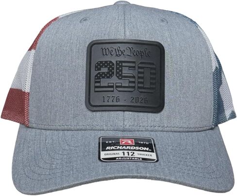 250th Anniversary USA Hat, We The People 1776-2026 (Black on Black Patch) in Saudi Arabia