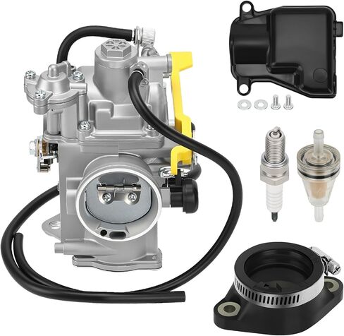 JAVIK المكربن ​​مع مجموعة التمهيد مشعب السحب لهوندا Sportrax 300 TRX300EX TRX250X 1987-2008 O.E.M #16100-HM3-670 16211-HC0-003 in Saudi Arabia