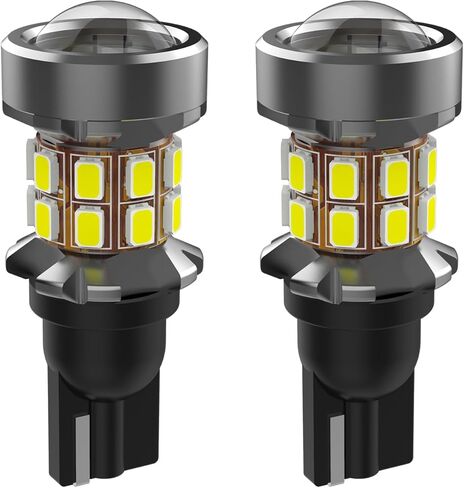 T15 921 W16W LED Bulb for Backup Reverse Lights with Automotive-grade 3020 High-power Chipsets Error Free T15 906 922 921 W16W Bulbs, 6000K Xenon White 500% Super Bright, Pack of 2 in Kuwait