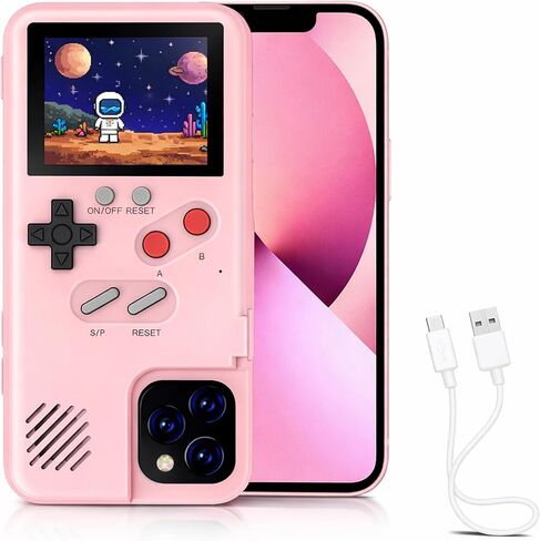 Game Phone Case, 168 Built-in Small Video Games, Black, Compatible with iPhone 6 Plus, 6S Plus, 7 Plus, 8 Plus in Saudi Arabia