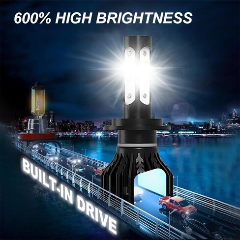 Custom for Kia Sorento 2014 2015 2016 2017 2018 Light Bulbs High Low Beam Combo Bulb 6000K White 25000LM Lamp Easy Installation 4PCS in Saudi Arabia