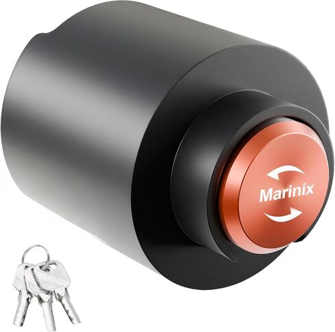 Trailer Coupler Lock Fits 2-5/16 Inch Couplers, Heavy Duty Trailer Hitch Lock, Automatic Pop-Up Design, 360° Tamper-Proof, Weatherproof Hook Coupler Lock for RV | Trailer | Boat | Cargo | Pickup in Saudi Arabia