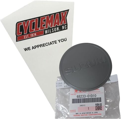 حزمة واحدة متوافقة مع غطاء شعار غطاء سوزوكي ماجنيتو 2004-2009 Gs500F 68233-01D10 تحتوي على غطاء شعار غطاء مغناطيسي واحد وقمع in Kuwait