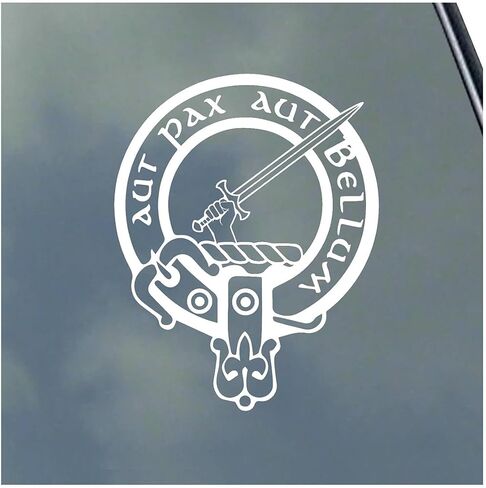 ملصق من الفينيل من Gunn Scottish Clan ملصق الترتان مع عائلة خيار اللافتة in Kuwait