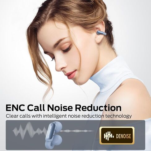 سماعات الأذن اللاسلكية Monster مفتوحة AC601 ، Comfort Clip-on Bluetooth أذن من النوع C ، Bluetooth 5.4 سماعات أذن مفتوحة مع ENC و IPX5 مقاومة للماء وسماعات اللمسة اللمسة اللمسة (أسود) in Kuwait