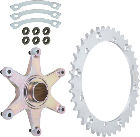 JAVIK المحور الخلفي ضرس ومجموعة حامل طوق جبل متوافق مع Yamaha Raptor 660 YFM660R 2001 2002 2003 2004 2005، OEM # 5LP253860000 901160850700 2XJ254402100 in Saudi Arabia