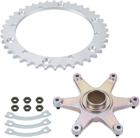 JAVIK المحور الخلفي ضرس ومجموعة حامل طوق جبل متوافق مع Yamaha Raptor 660 YFM660R 2001 2002 2003 2004 2005، OEM # 5LP253860000 901160850700 2XJ254402100 in Saudi Arabia