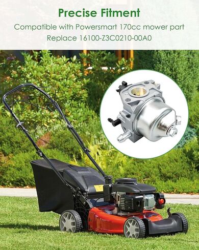 Carburetor Carb Compatible with Powersmart Lawn Mower, Carb Replace 16100-Z3C0210-00A0 in Kuwait