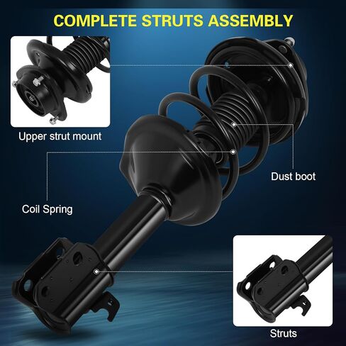 Front Struts Assembly Shock Absorber with Coil Spring for Subaru Baja 2003 for Subaru Outback 2000-2004,172243 172242 in Kuwait
