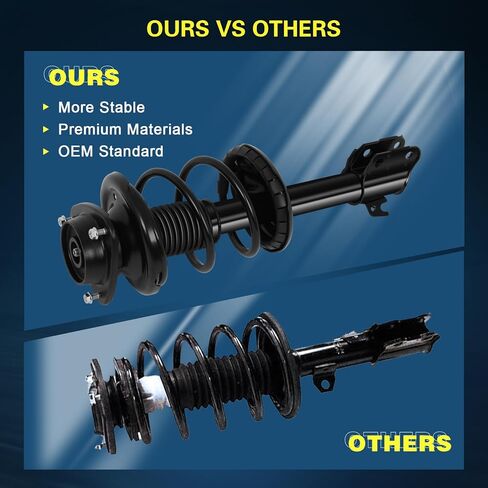 Front Struts Assembly Shock Absorber with Coil Spring for Subaru Baja 2003 for Subaru Outback 2000-2004,172243 172242 in Kuwait