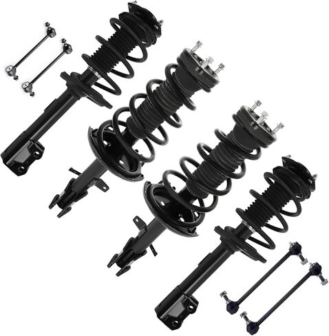 Front Complete Struts Rear Shock Absorber kit for 2008-2013 for Toyota for Highlander,4PCS Stabilizer Bar Link Kit Replaces 172489 Shock Absorber Complete Assembly Suspension Kit in Kuwait