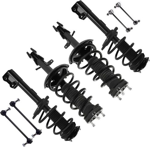Front Complete Struts Rear Shock Absorber kit for 2008-2013 for Toyota for Highlander,4PCS Stabilizer Bar Link Kit Replaces 172489 Shock Absorber Complete Assembly Suspension Kit in Kuwait