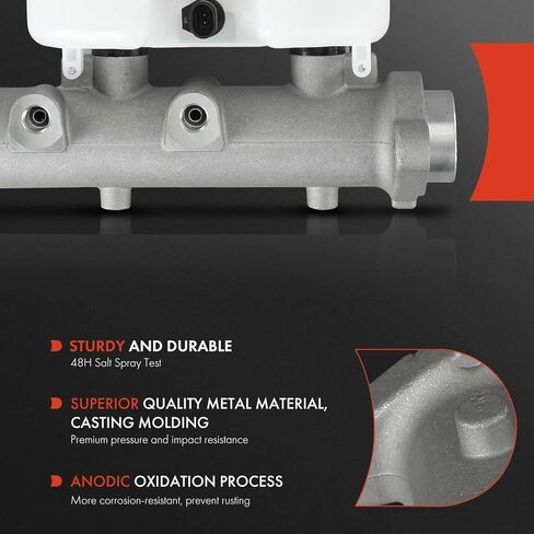 A-Premium Brake Master Cylinder with Reservoir and Sensor Compatible with Chevrolet, GMC Vehicles - Silverado 2500 3500 HD, Express 2500, Suburban 2500, Sierra 2500 3500 HD, Yukon XL 2500, Savana 2500 in Saudi Arabia