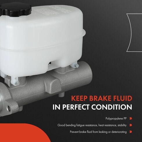 A-Premium Brake Master Cylinder with Reservoir and Sensor Compatible with Chevrolet, GMC Vehicles - Silverado 2500 3500 HD, Express 2500, Suburban 2500, Sierra 2500 3500 HD, Yukon XL 2500, Savana 2500 in Saudi Arabia