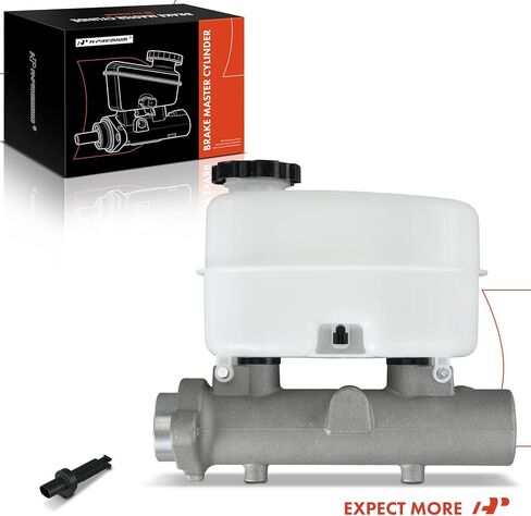 A-Premium Brake Master Cylinder with Reservoir and Sensor Compatible with Chevrolet, GMC Vehicles - Silverado 2500 3500 HD, Express 2500, Suburban 2500, Sierra 2500 3500 HD, Yukon XL 2500, Savana 2500 in Saudi Arabia