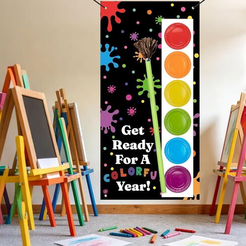 مرحبًا بالعودة إلى غطاء باب المدرسة، ديكور غطاء الباب في اليوم الأول للمدرسة، لافتة ترحيب لغطاء الباب التحفيزي، ملصق ترحيب لتزيين باب الفصول الدراسية، لوازم مدرسي حفلات العودة إلى المدرسة، ديكور الفصل الدراسي in Kuwait