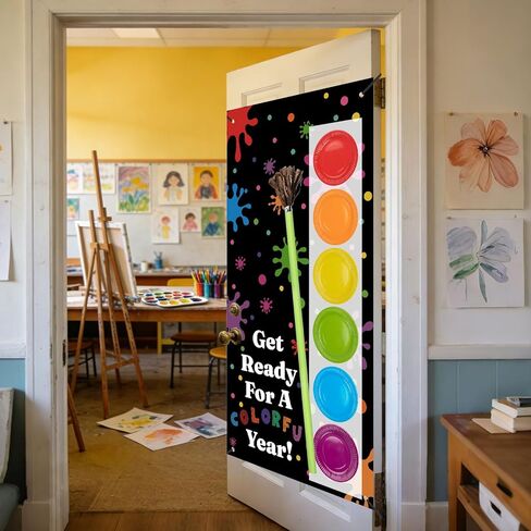 مرحبًا بالعودة إلى غطاء باب المدرسة، ديكور غطاء الباب في اليوم الأول للمدرسة، لافتة ترحيب لغطاء الباب التحفيزي، ملصق ترحيب لتزيين باب الفصول الدراسية، لوازم مدرسي حفلات العودة إلى المدرسة، ديكور الفصل الدراسي in Kuwait