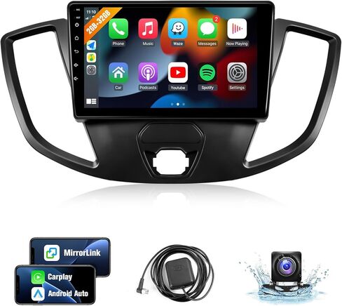 Naifay Car Radio for Toyota RAV4 2006 2007 2008 2009 2010 2011 2012 Wireless Carplay & Android Auto, 2+32G 9inch IPS Touch Screen Car Stereo for RAV4 with Bluetooth/GPS/WiFi/SWC/Split Screen/Camera in Kuwait