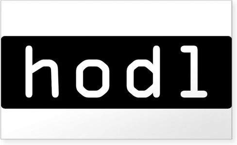 CafePress HODL Cryptocurrency Crypto Bitcoin Ethereu ملصق مستطيل ملصقات للسيارة متعددة الأشكال ملصق سيارة in Kuwait