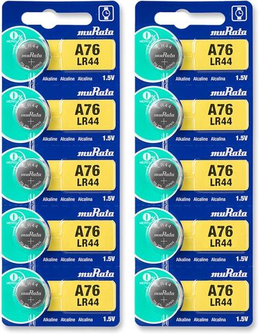 Murata LR44 Battery AG13 357A 1.55V Alkaline Button Cell (5 Batteries) in Saudi Arabia