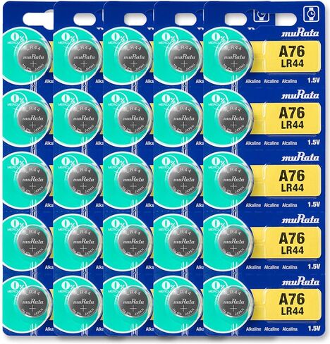 Murata LR44 Battery AG13 357A 1.55V Alkaline Button Cell (5 Batteries) in Saudi Arabia