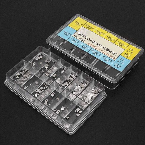 10 Sizes Screw Watch Case Clip Holder Portable Watch Parts Boxed Watch Movement Fixed Adapter Screw Suitable for Watch Maintenance in Kuwait