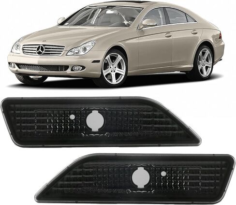 USR DEPO 06-11 W219 CLS-Class مجموعة مجموعة مصابيح الضباب الأمامية للمصد الأمامي (يسار + يمين) متوافقة مع فئة 2006-2011 Mercedes Benz W219 CLS in Saudi Arabia