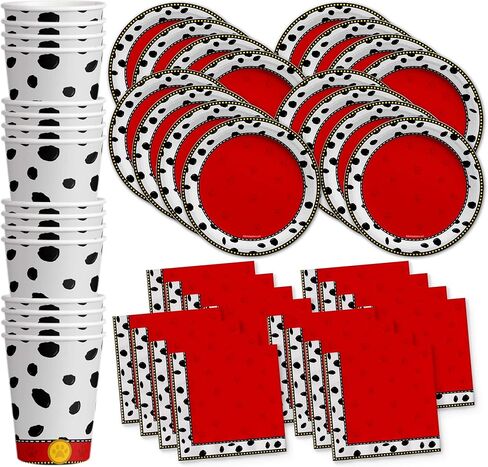 Roaring Dino Jurassic T-Rex Dinosaur Birthday Party Supplies - Dinosaur Decorations for Birthday Party - Dinosaur Birthday Set Plates, Napkins, and Cups | Tableware Kit for 16 in Saudi Arabia