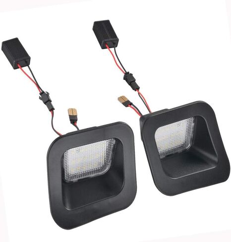 GSRECY 2x لوحة رقم الترخيص أضواء المصد الخلفي مصابيح LED لشاحنة دودج رام 1500 2500 3500 2003-2018 (حزمة من 2) in Kuwait