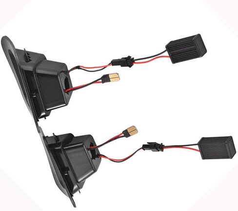 GSRECY 2x لوحة رقم الترخيص أضواء المصد الخلفي مصابيح LED لشاحنة دودج رام 1500 2500 3500 2003-2018 (حزمة من 2) in Kuwait