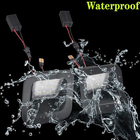 GSRECY 2x لوحة رقم الترخيص أضواء المصد الخلفي مصابيح LED لشاحنة دودج رام 1500 2500 3500 2003-2018 (حزمة من 2) in Kuwait