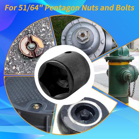 BB-526 Penta-SocketReplacement for Williams, 3/8" Drive, 51/64",5-Point in Kuwait