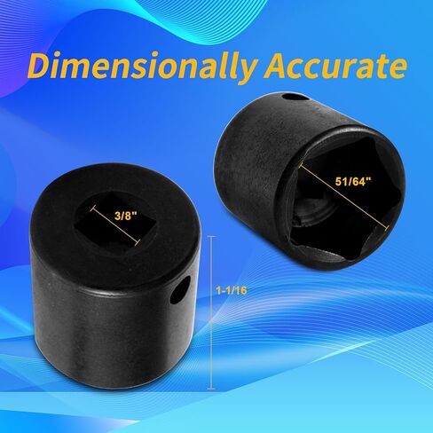 BB-526 Penta-SocketReplacement for Williams, 3/8" Drive, 51/64",5-Point in Kuwait