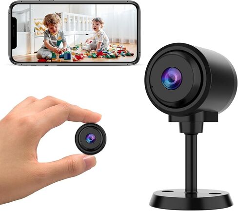 VSTARCAM Video Call Security Camera Indoor with 2.4 inch HD Screen,Baby Camera Monitor,Video Baby Monitor,One-Touch Call,Warm Light,360° PTZ, AI Detection,Plug in&Battery Powered,SD/Cloud Storage in Kuwait