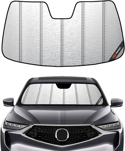 مظلة للزجاج الأمامي لسيارة Acura MDX 2022-2026، لمسة نهائية فضية معدنية in Saudi Arabia