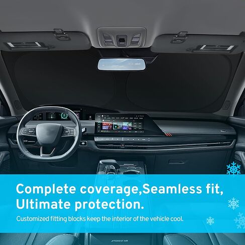 Windshield Sun Shade Custom for Nissan Murano 2015-2023 2024 2025 2026 Accessories, Car Front Window Sunshade Protector Cover Foldable with Storage Bag in Kuwait