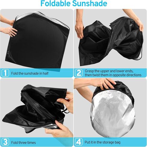 Windshield Sun Shade Custom for Nissan Murano 2015-2023 2024 2025 2026 Accessories, Car Front Window Sunshade Protector Cover Foldable with Storage Bag in Kuwait