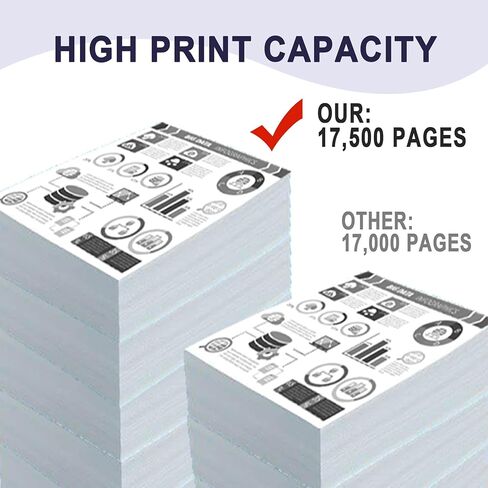 1 Pack Black 52114502 Compatible 52114502 Toner Cartridge, Replacement for OKI (52114502) - Compatible with: B6300 B6300DN B6300N Printer in Kuwait