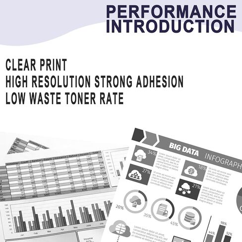 1 Pack Black 52114502 Compatible 52114502 Toner Cartridge, Replacement for OKI (52114502) - Compatible with: B6300 B6300DN B6300N Printer in Kuwait