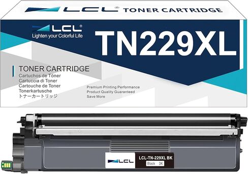 LCL TN229XL TN229 Black High Yield Toner Cartridge Replacement for Brother TN-229XL TN-229 TN229XLBK for MFC-L3780CDW HL-L3280CDW HL-L3220CDW MFC-L3720CDW HL-L3295CDW HL- L3300CDW Printer (1-Pack) in Saudi Arabia