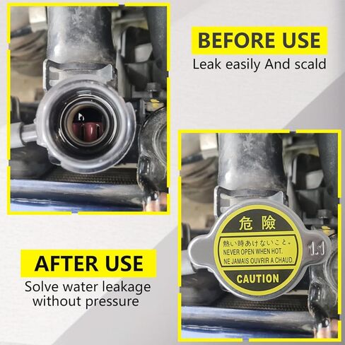 New 2 Pack Radiator Cap Fit for Nissan Pickup 1995-1998 2000-2005 / Titan 2017-2018 2020-2021 / Titan XD 2016-2018 2020-2021 / Xterra 2005-2011 2014-2015 in Kuwait