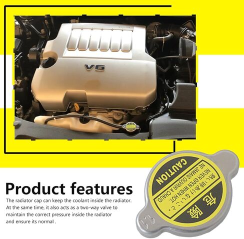 New 2 Pack Radiator Cap Fit for Nissan Pickup 1995-1998 2000-2005 / Titan 2017-2018 2020-2021 / Titan XD 2016-2018 2020-2021 / Xterra 2005-2011 2014-2015 in Kuwait