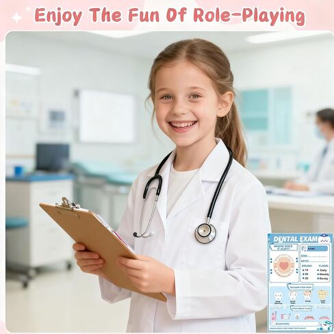 wootile Pretend Play Notepads 6 Pack Playtime Pads Pretend Play Notebooks Variety Role Play Doctor’s Report Grocery List Restaurant Guest Checklist Notepads in Saudi Arabia
