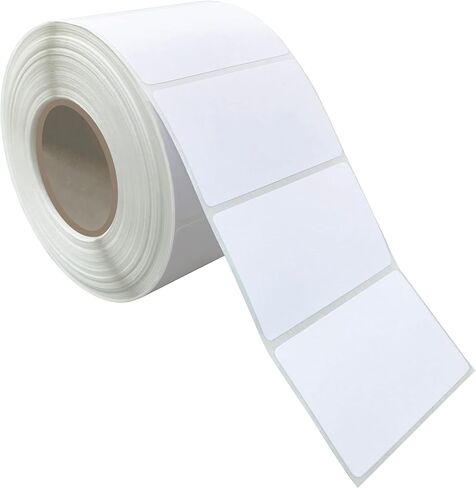 2.25"x1.25" Direct Thermal Stickers,1000 Labels,Replacement Roll for Desktop Printer,Compatible with Rollo,Zebra,MUNBYN,POLONO,Self-Adhesive for DIY Logo,QR Code,Name Tag,UPC Barcodes,Address in Kuwait