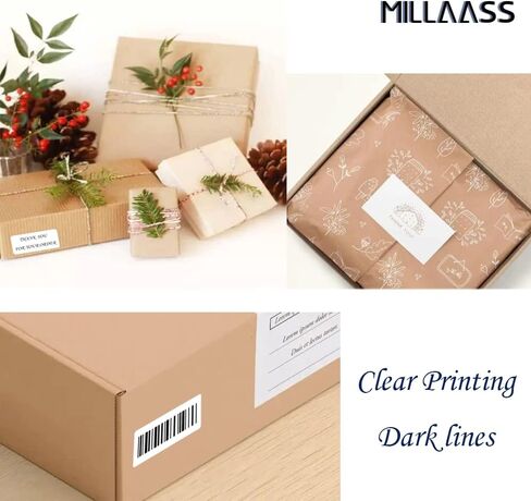 2.25"x1.25" Direct Thermal Stickers,1000 Labels,Replacement Roll for Desktop Printer,Compatible with Rollo,Zebra,MUNBYN,POLONO,Self-Adhesive for DIY Logo,QR Code,Name Tag,UPC Barcodes,Address in Kuwait