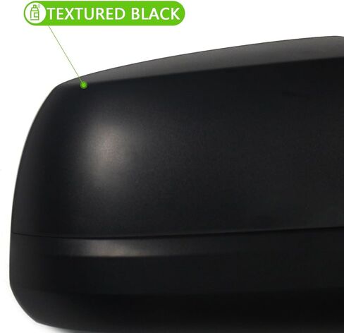 Side Mirror Car Door Mirror Fits for Toyota Tundra 2007-2013 Sequoia Right Passenger Side| Power Adjustable Glass |Heated |TO1321252 | TEXTURE BLACK (RH)-5 Wires in Saudi Arabia