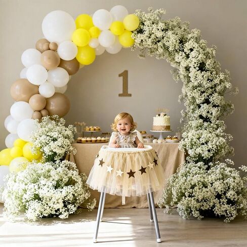 200 Pcs Artificial Baby's Breath Flowers Bulk, Real Touch White Gypsophila Fake Flowers with Bendable Stems for Wedding Bouquets, Centerpieces, DIY Crafts, Home Garden Decor in Saudi Arabia